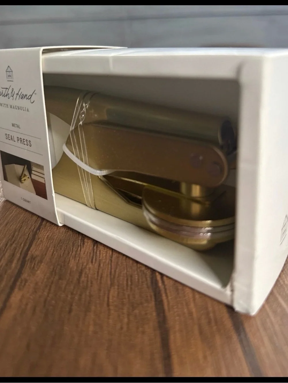 Heart & Hand With Magnolia Brass Page Press